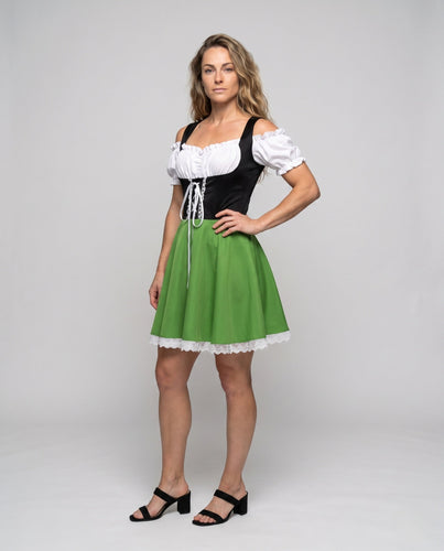 Damen Trachtenkleid mit modernen Ärmeln – Élara