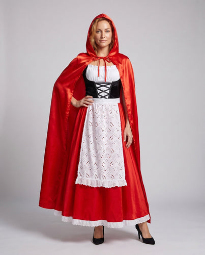 Damen traditionelles Trachtenkleid mit romantischem Spitzenkragen – Élara