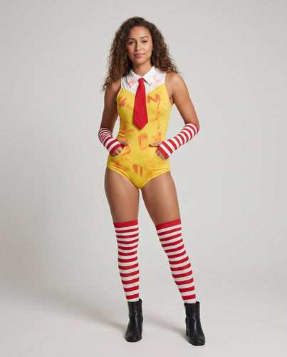 Damen Verspieltes Clownskostüm mit schimmernden Details Echo Archiv