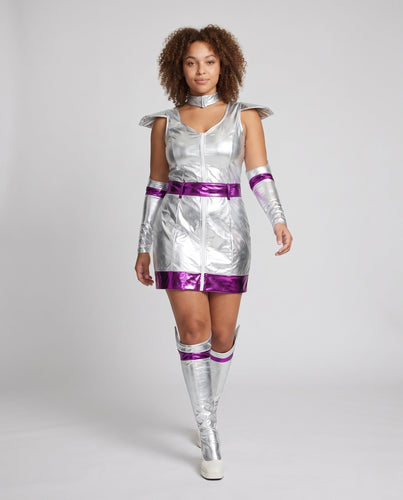 Damen Futuristisches Raumanzug-Kleid Echo Archiv