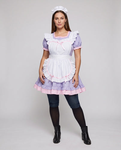 Damen Kostüm mit Rüschendetails und Schürze Echo Archiv