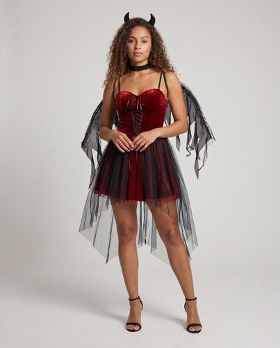 Damen Langes Tüllkleid mit eleganten Spitzenakzenten Echo Archiv