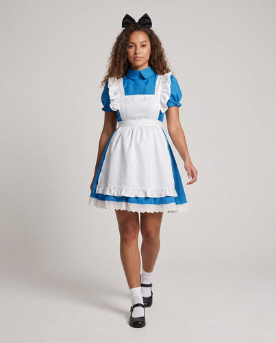 Damen Retro-Kostümkleid mit Rüschendetails Echo Archiv