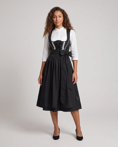 Damen Trachtenkleid mit eleganter Schnürung und voluminösem Rock Echo Archiv