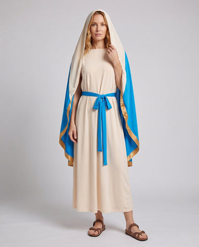 Damen antikes griechisches Kostüm mit elegantem Umhang Echo Archiv