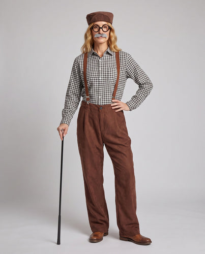 Damen Freizeit-Hosen mit verstellbaren Trägern und eleganten Details Echo Archiv