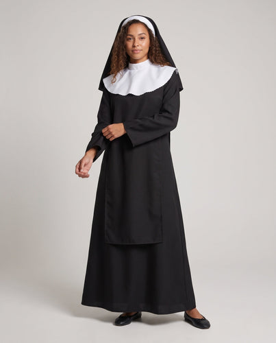 Damen Nonnenkostüm mit elegantem Kapuzenumhang Echo Archiv