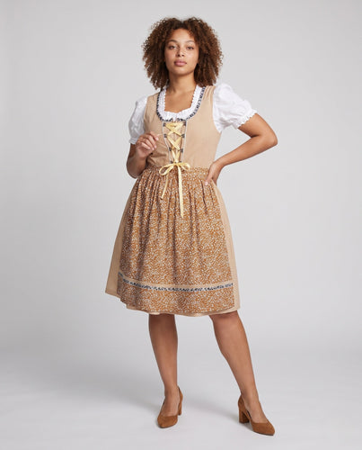 Damen Trachtenkleid mit traditionellem Stickdesign – Élara
