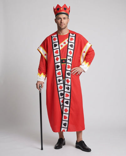 Herren Royal Kostüm mit aufwändigem Umhang und Krone Echo Archiv