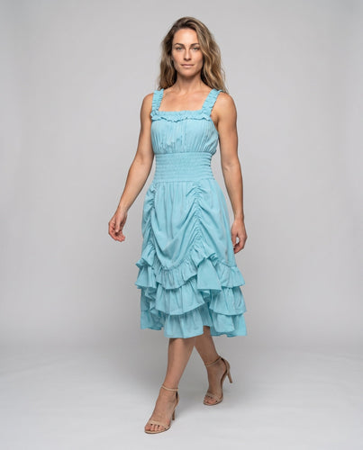 Damen Rüschendes Maxikleid – Valéora