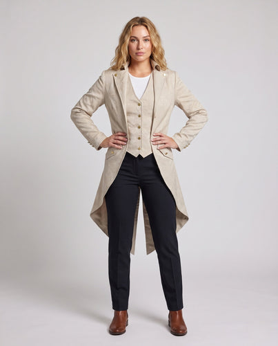 Damen Oversized-Jacke mit künstlerischem Muster und elegantem Knopfverschluss Echo Archiv