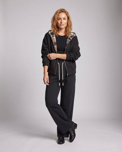 Damen Freizeit Hoodie Jacken und lockere Jogginghosen Set