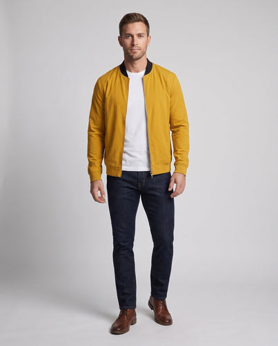 Herren Leichtgewicht Bomber Sweatshirt mit vollem Reißverschluss und seitlichen Taschen Echoarchiv