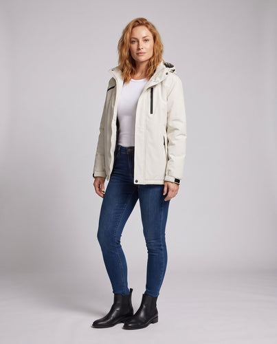 Damen Vielseitige Kapuzen-Parka mit wärmendem Fleece-Futter und wasserabweisender Oberfläche Echoarchiv