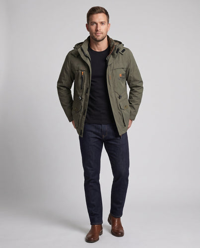 Herren Arctic-Comfort Parka mit voller Futter aus Kunstfell und multifunktionalen Taschen Echoarchiv