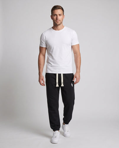 Herren Fleece Jogginghose mit Futter, Kordelzug, elastischen Bündchen und Astronauten Druck Echo Archiv