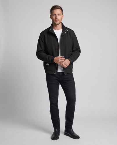 Herren Leichte Winddichte Freizeitjacke mit Stehkragen und Elastischen Bündchen Echo Archiv