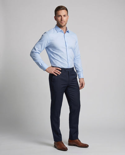 Herren Elegantes Langarmhemd mit Modernem Schnitt Echoarchiv