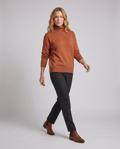Mode Damen Rollkragenpullover Echoarchiv