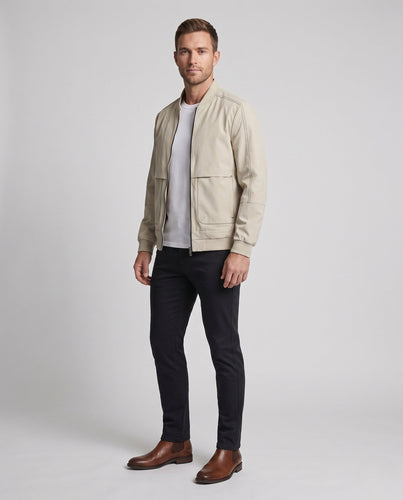 Herren Moderne Bomberjacke Echo Archiv