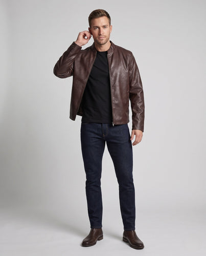 Herrenmode Kunstlederjacke Echo Archiv