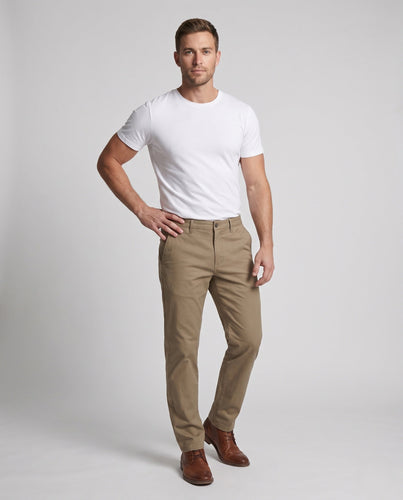 Herren atmungsaktive Reisecord-Hosen mit Stretch und umgeschlagenem Saum Echoarchiv