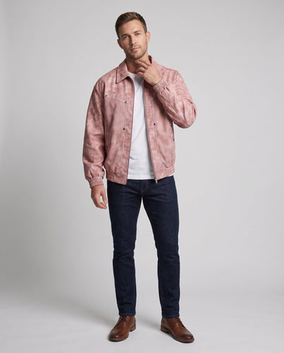 Stylische und langlebige Wildlederjacke Echo Archiv für Herren