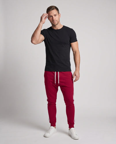 Herren Sportliche Jogginghosen mit Seitenstreifen Echo Archiv