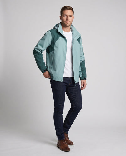 Herren Technische Übergangsjacke mit verstellbarer Kapuze Echo Archiv