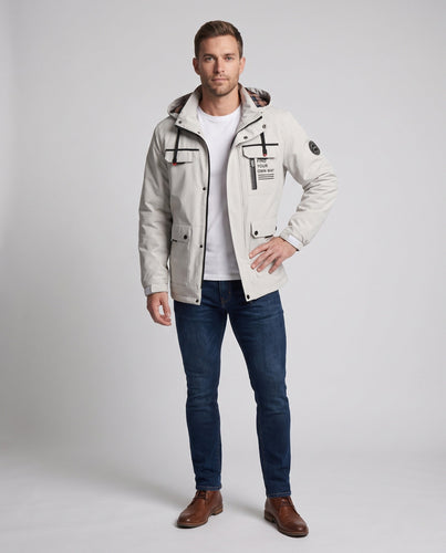 Herren Technische Winterjacke mit abnehmbarer Kapuze Echo Archiv