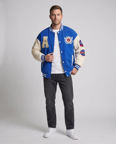 Herren Trendige Collegejacke Echo Archiv