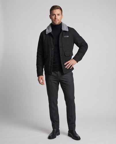 Herren Überjacke mit teddygefüttertem Kragen Echo Archiv