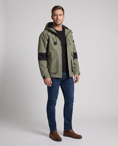 Herren wasserabweisende Allwetterjacke Echo Archiv