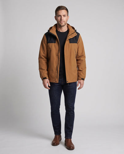 Herren Wetterfeste Hybridjacke Echo Archiv