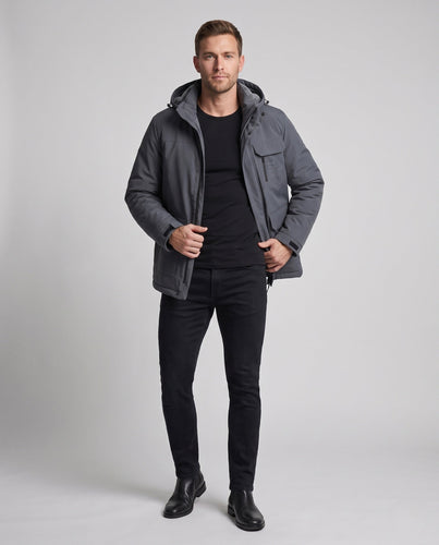 Herren Wetterfeste Winterjacke Echo Archiv