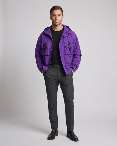 Herren Winddichte Multifunktionsjacke Echo Archiv