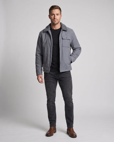 Herren Winterjacke mit Teddyfutter Echo Archiv