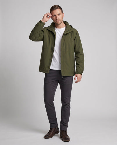 Unisex Funktionsjacke mit verstellbarer Kapuze Echo Archiv