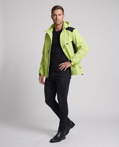 Unisex Wetterfeste Outdoor-Jacke mit verstellbarer Kapuze Echo Archiv