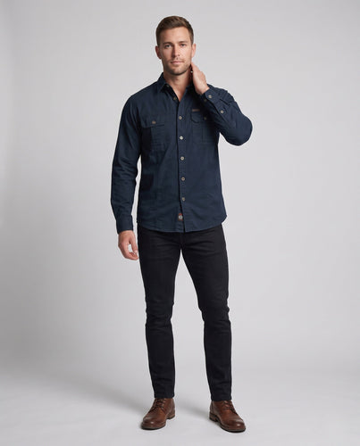 Herren lässiges Utility-Hemd Echo Archiv