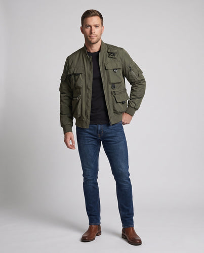 Herren Militärische Multifunktionsjacke Echo Archiv