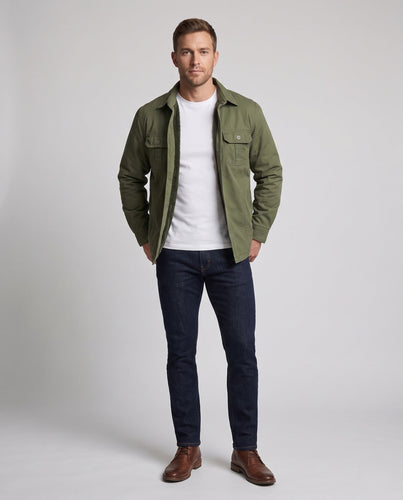 Herren warme Fleece-Jacke mit Innenfutter Echo Archiv