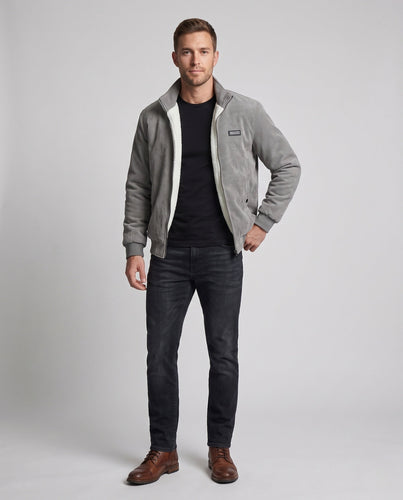 Herren weiche Fleecejacke mit hochabschließendem Kragen Echo Archiv