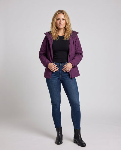 Damen Modische Kapuzenjacke Echo Archiv