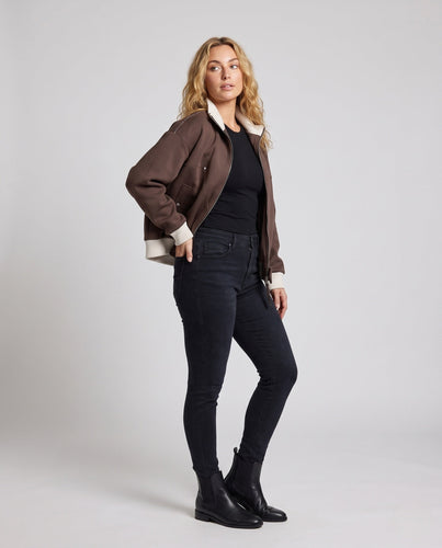 Damen Modische Übergangsjacke mit Stehkragen Echo Archiv