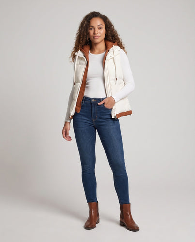 Damen Sportiver Steppweste Echo Archiv