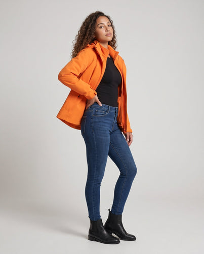 Damen Wetterfeste Outdoor-Jacke mit hohem Kragen Echo Archiv