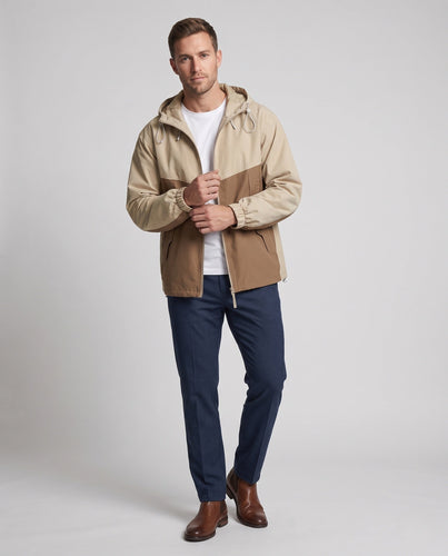 Herren Atmungsaktive Regenjacke mit Kapuze Echo Archiv