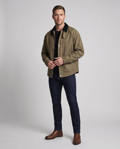 Herren Bequeme Jacke mit strukturiertem Finish Echo Archiv