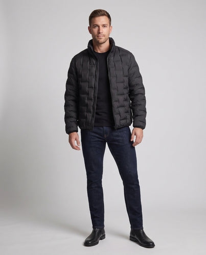 Herren Elegante und warme Steppjacke Echo Archiv